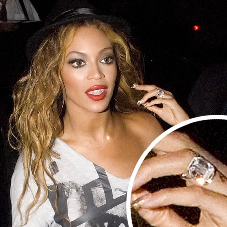 picture of beyonce's wedding ring