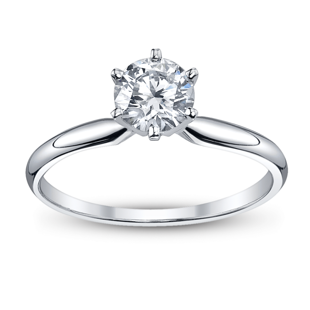 Diamond Solitaire Engagement Ring