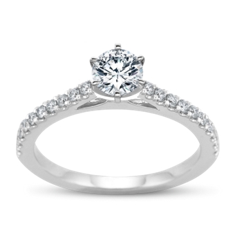 ... Solitaire Ring - 12 Rings of Christmas Robbins Brothers Sku 0374042