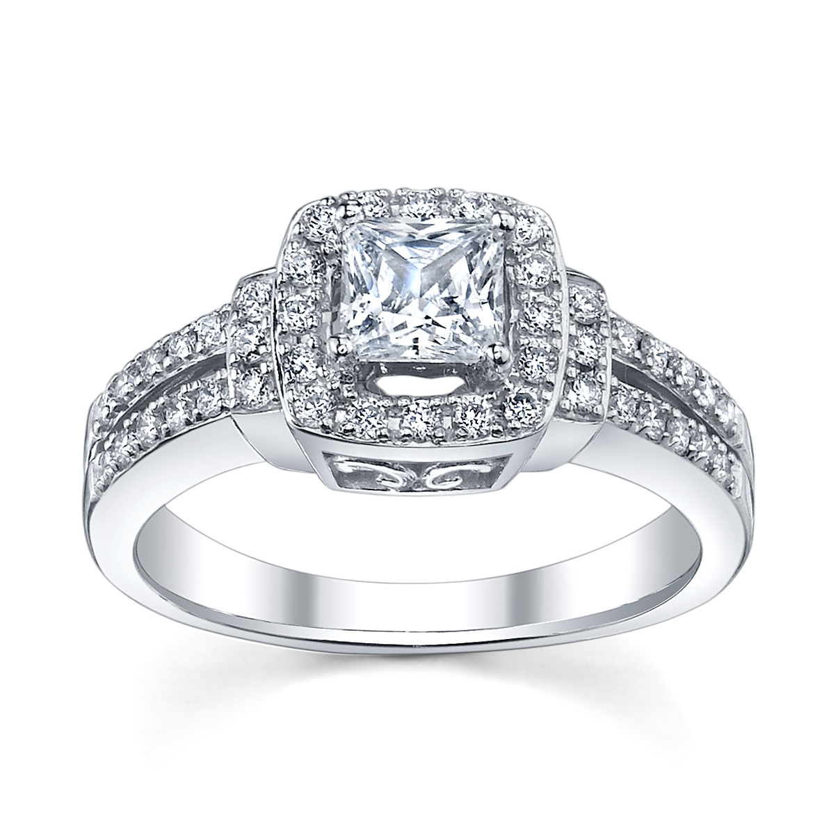 princess cut wedding rings