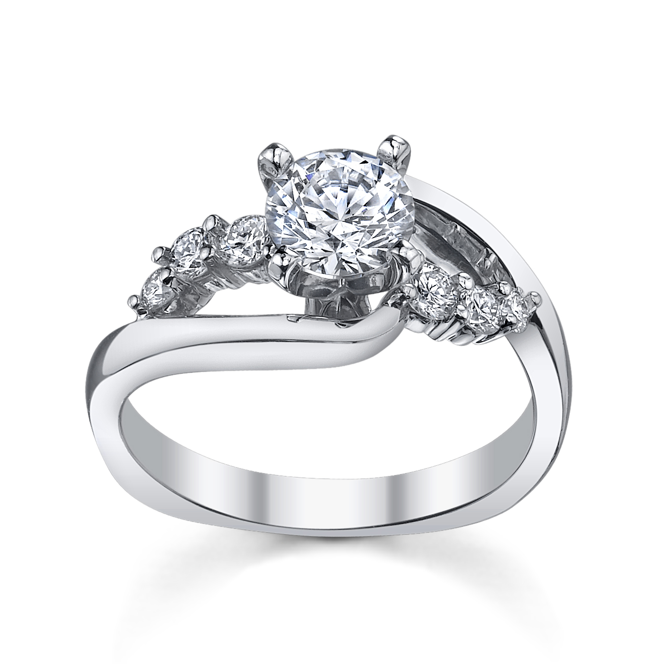 Modern Engagement Ring from Robbins Brothers (sku 0382364)