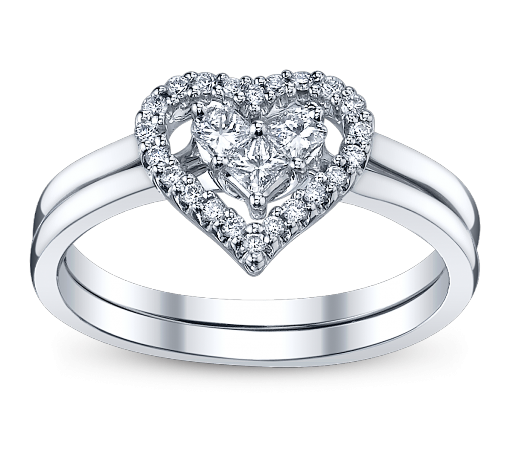 diamond heart wedding rings 0374029 1024x938