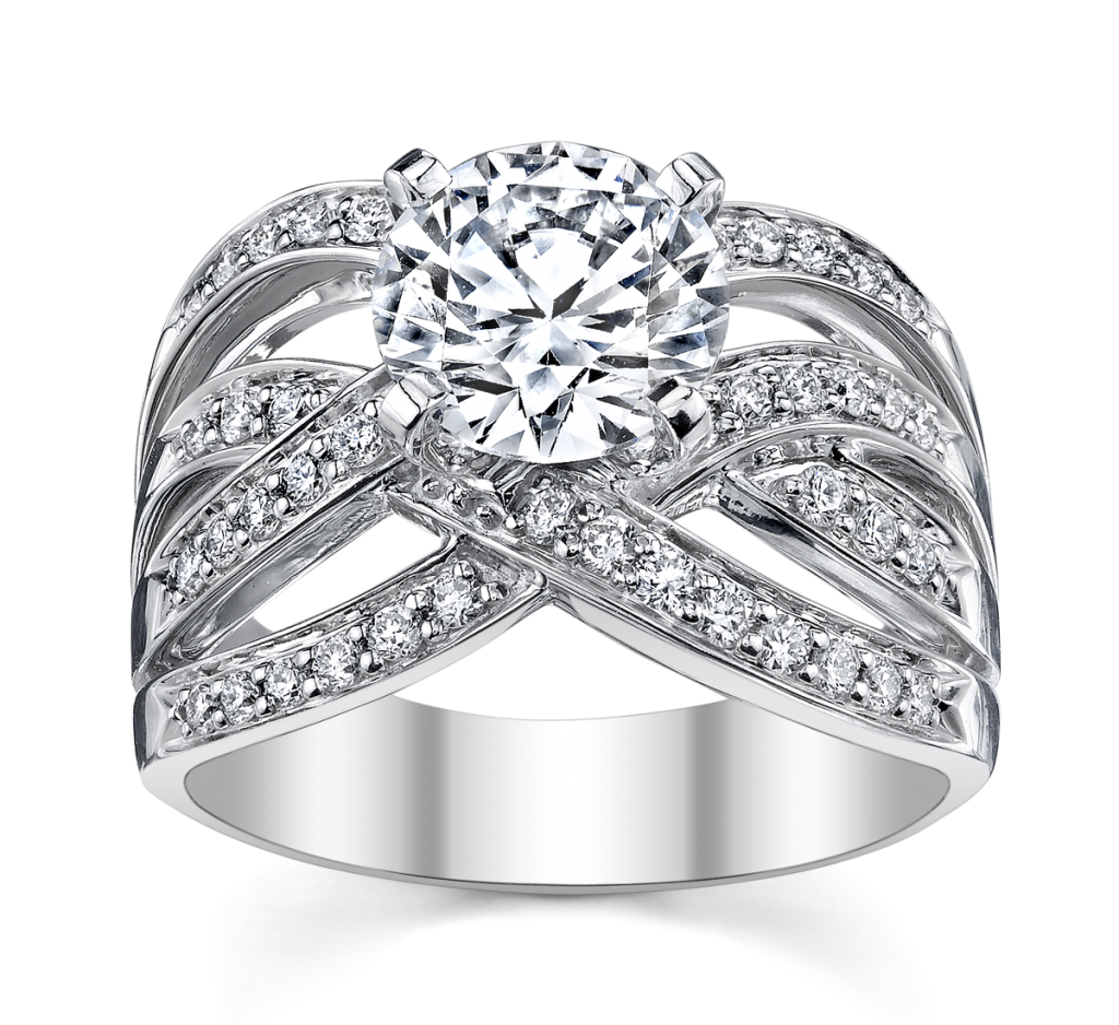 Robbins Brothers Engagement Ring with 46 Diamonds (sku 0387520)