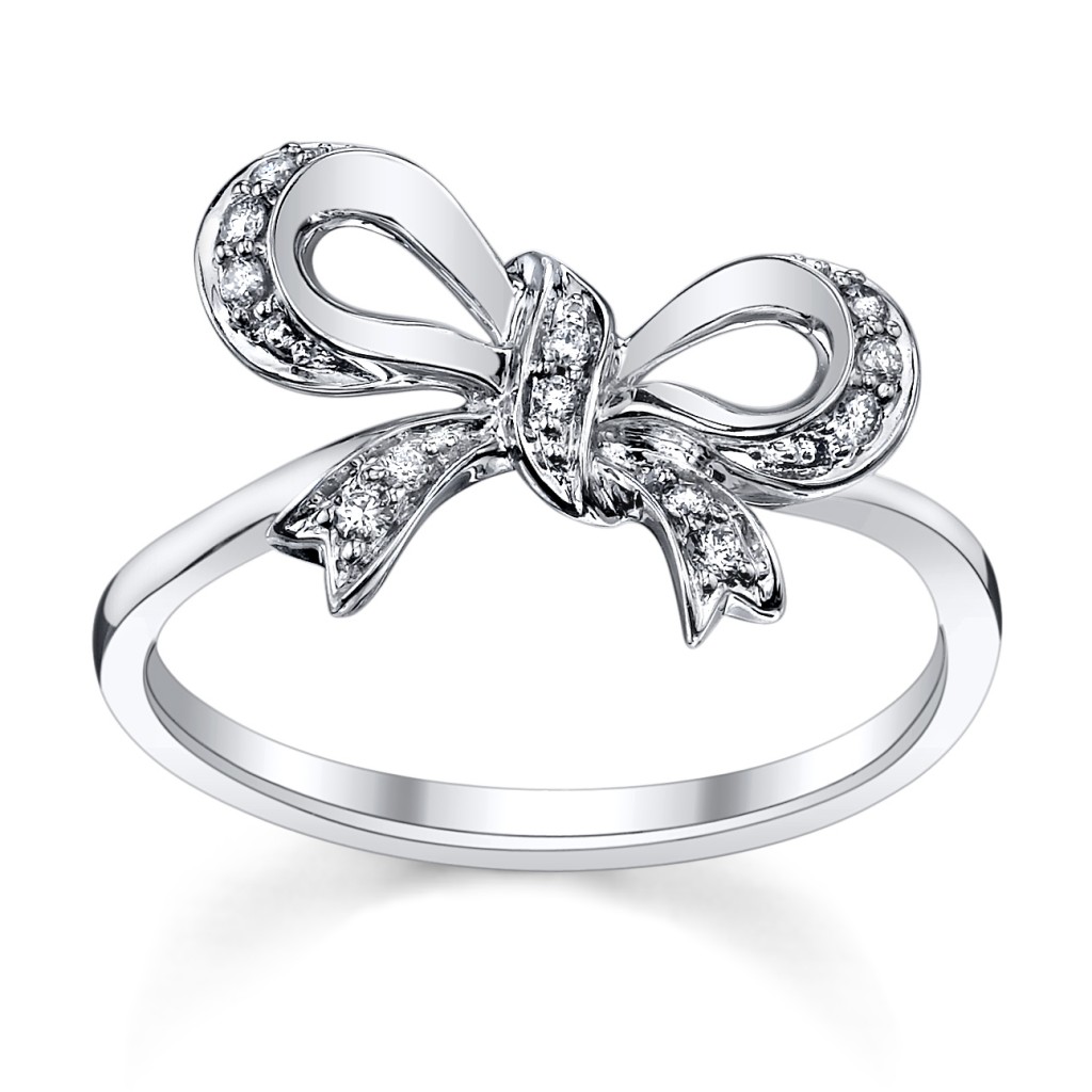 Bow Inspired Promise Ring from Robbins Brothers (sku 0385104)