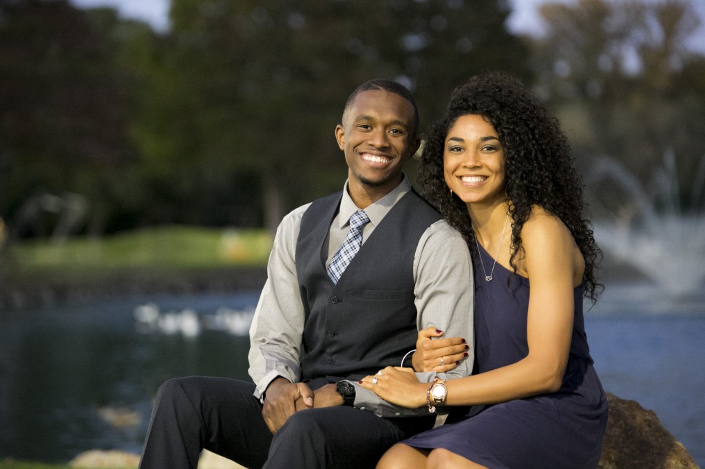 Just Engaged! Congrats to Madison & Dominique who got engaged at the beautiful Dallas Baptist University bridge.