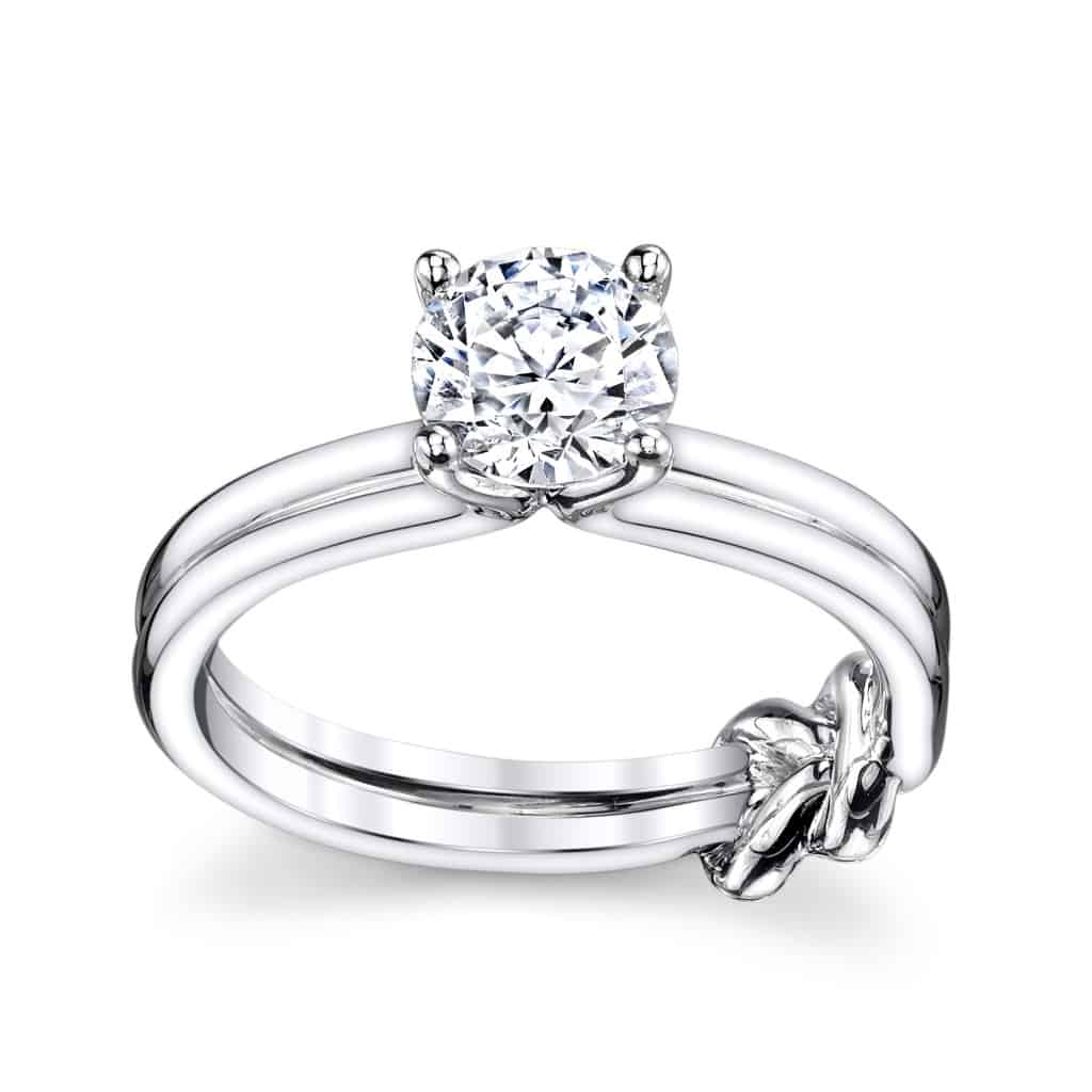 Solitaire Engagement Ring from Tie A Little Knot Collection (sku 0401385)