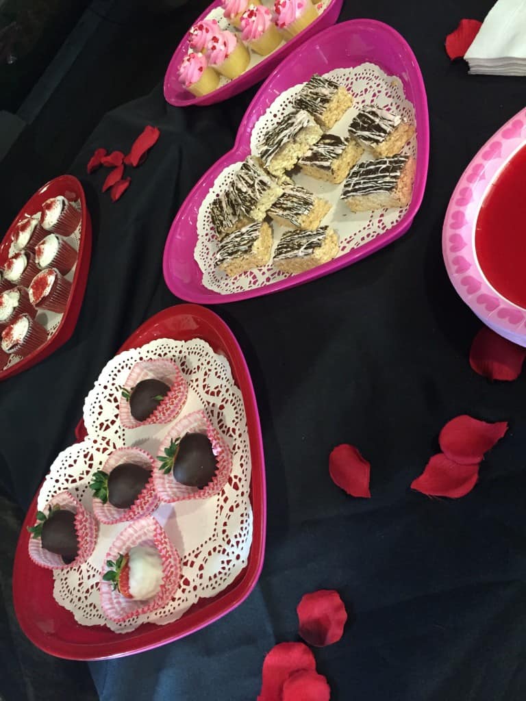 Chocolate dipped strawberries, cupcakes & more made Ladies Night just right.