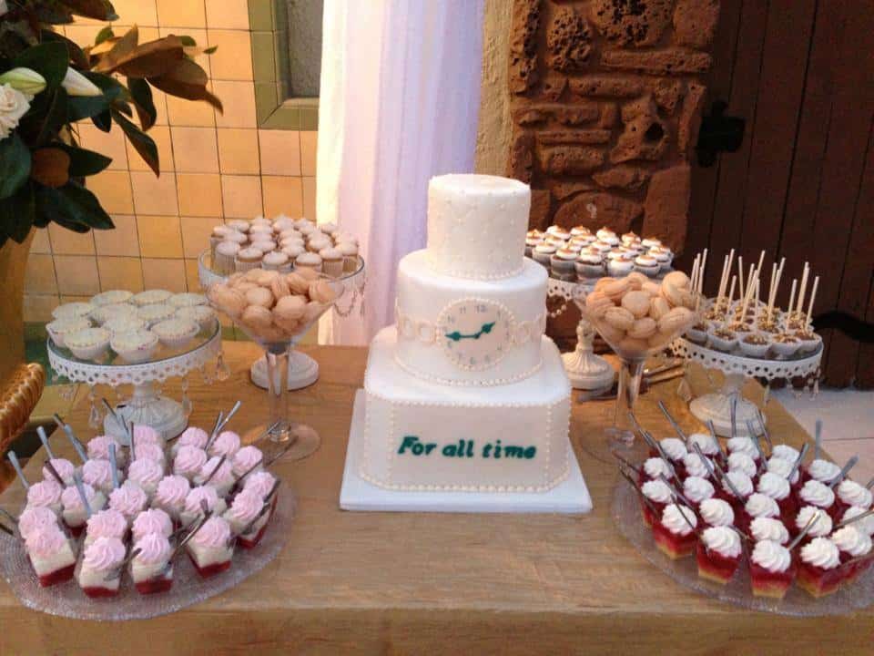 wedding cake display