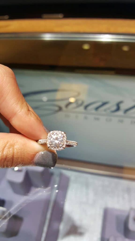 Coast Diamond Engagement Ring 