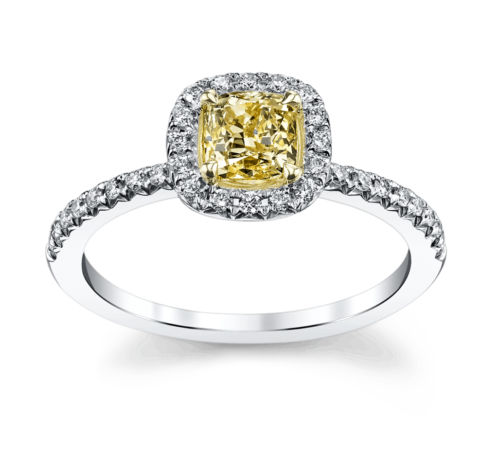 Yellow Diamond Engagement Ring from the Candlelight Collection