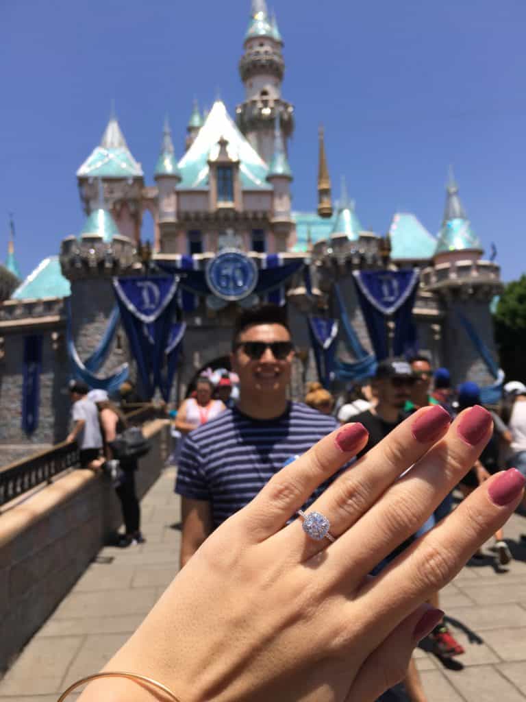 Danielle's Diamond Halo Engagement Ring 