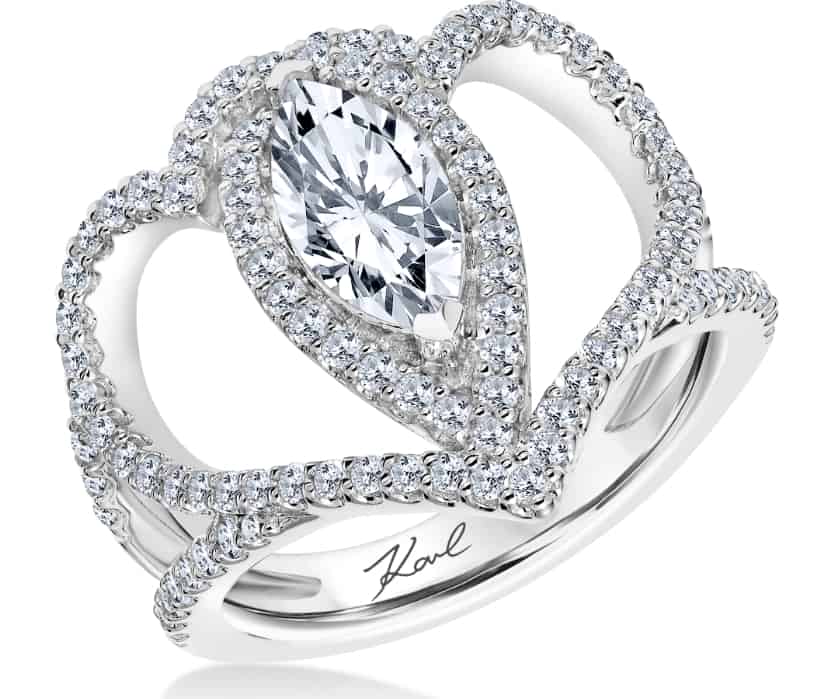 Karl Lagerfeld Engagement Ring Collection