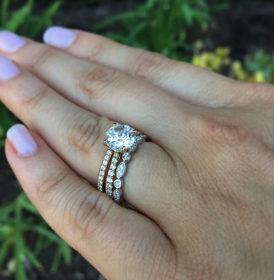 Layering Jewelry with the A.Jaffe Diamond Bridal Collection
