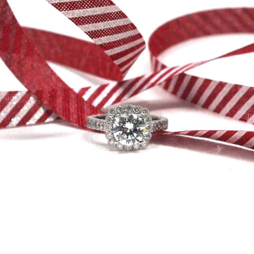 Divine Floral Inspired Engagement Ring | Sku: 0399329