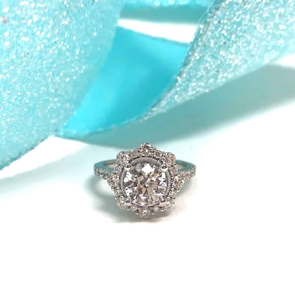 RB Signature Vintage Diamond Engagement Ring