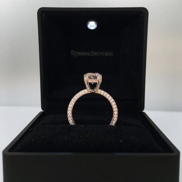 Michael M. Pave Diamond Engagement Ring 