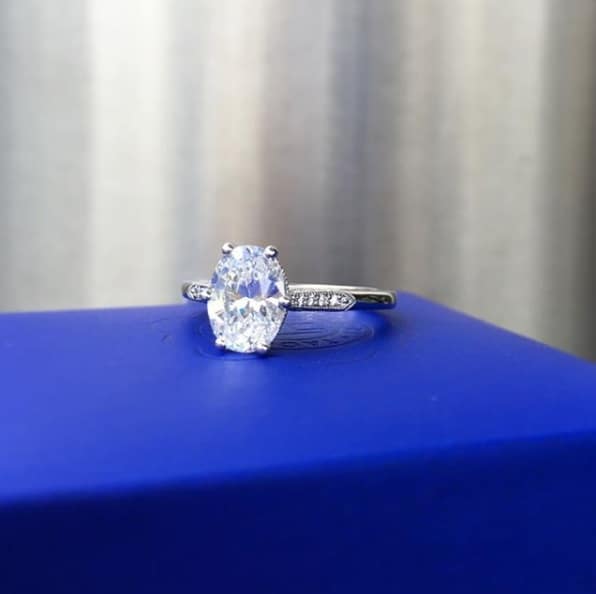 Tacori Oval Diamond Engagement Ring | Sku: 0415165