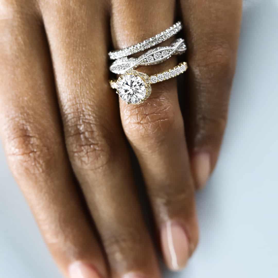 stack your engagement ring
