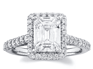 vintage emerald cut engagement ring