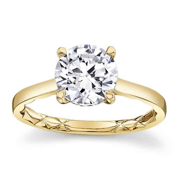 gold engagement ring