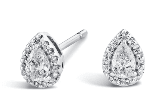 halo diamond earrings