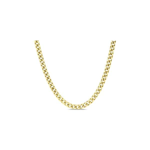 mens gold chain cuban necklace