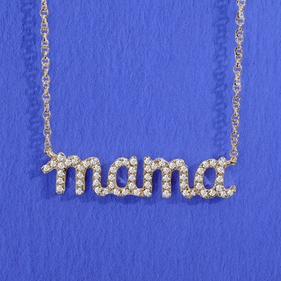 mama pendant necklace