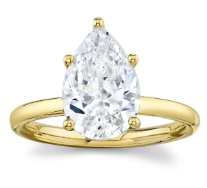 pear diamond engagement ring