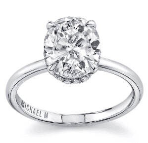 round diamond engagement ring
