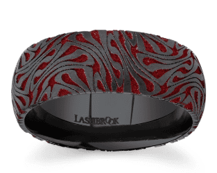 mens lashbrook zirconium wedding band