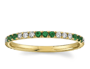 emerald and gold ring