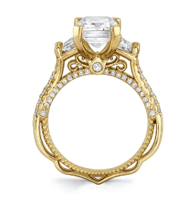 yellow gold engagement ring