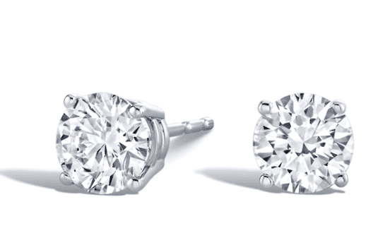 luxe diamond stud earrings