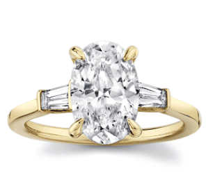 side stone engagement ring