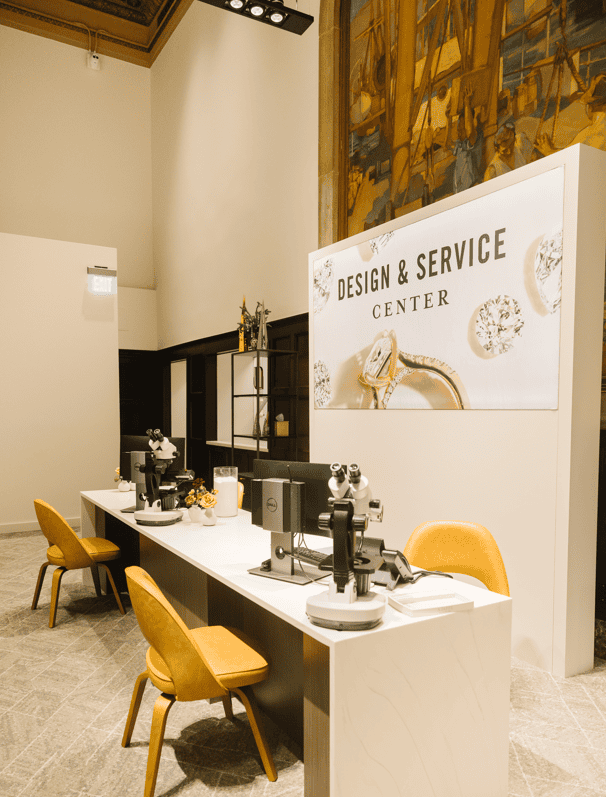 diamond viewing room