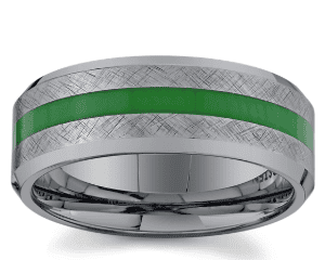 mens tungsten carbide wedding band
