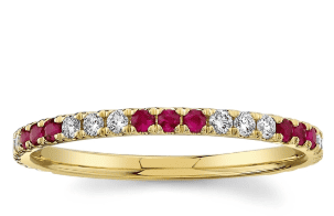 ruby annisversary ring