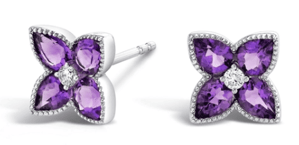 amethyst earrings