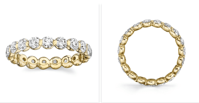 diamond eternity wedding anniversary band