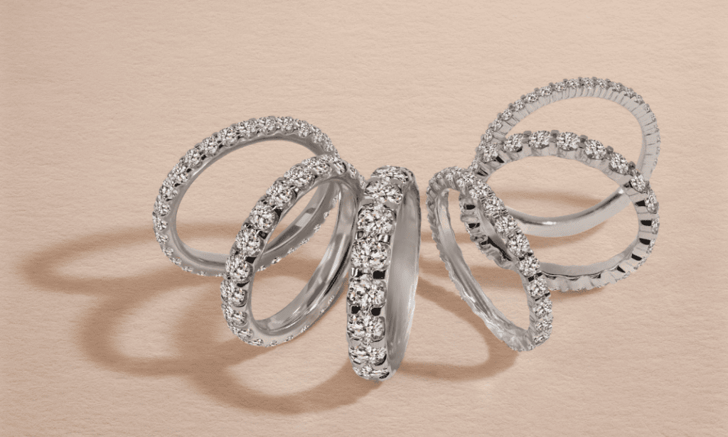 diamond full eternity band for wedding rings and anniversary bands